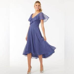 Mori Lee 21704 Flounce Top Bridesmaid Dress size14.                    order(61)